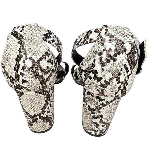 Lane Bryant Reptile Print Sandals with Ankle Strap Size 8W - Picture 5 of 8